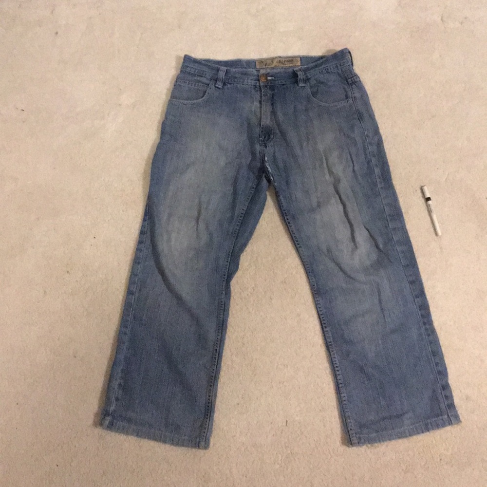 PJ Mark distressed loose fit jeans